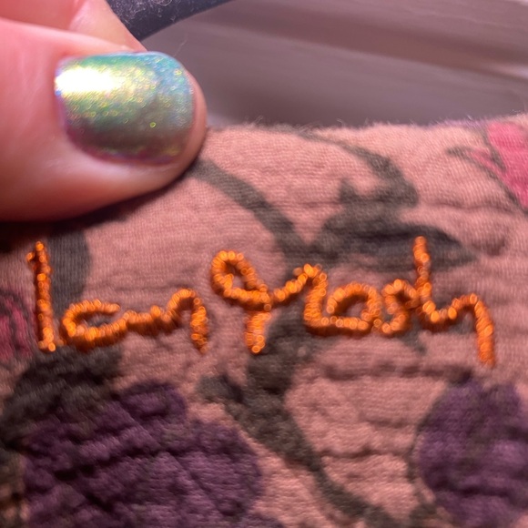 EUC Ian Mosh Double Breasted Floral Gauze Jacket Cotton Puff Sleeve Wearable Art - Picture 6 of 16